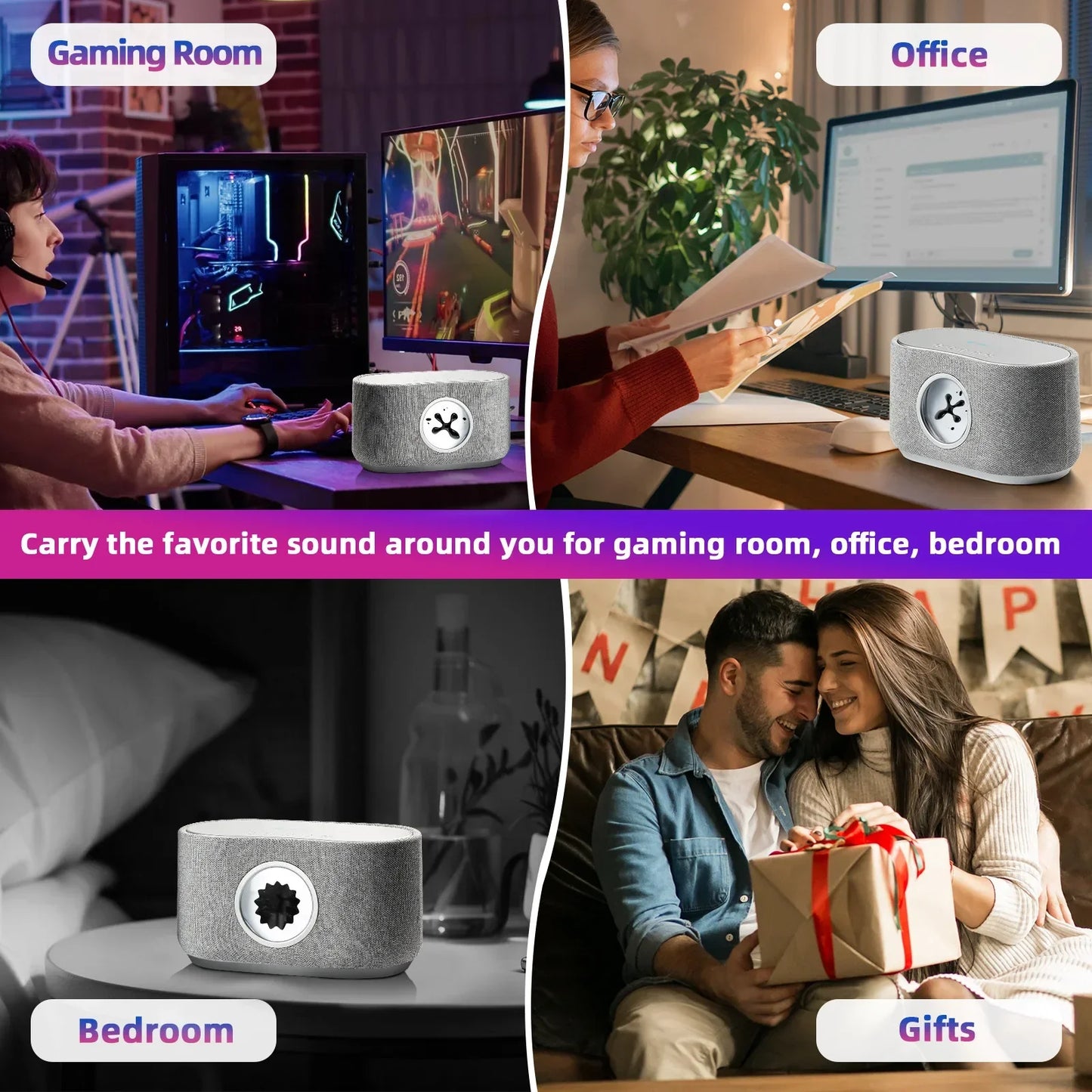 Acoustic Magnetic Fluid Bluetooth Speaker