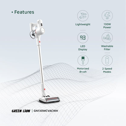 Turbo Vacuum Cleaner - White