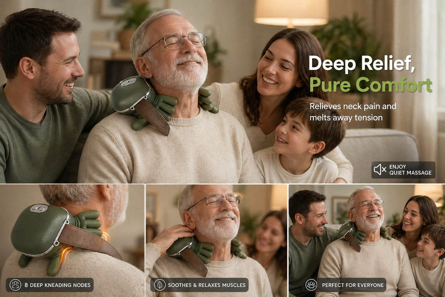 Smart Neck Massager – Deep Relaxation Anytime